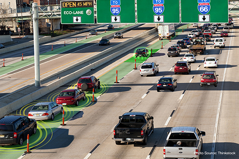 cars on highway