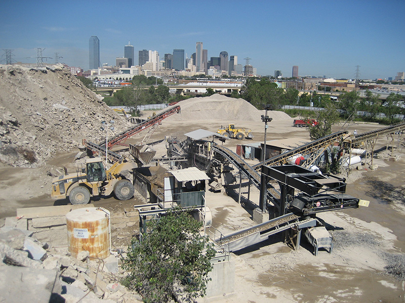 crushed concrete plant