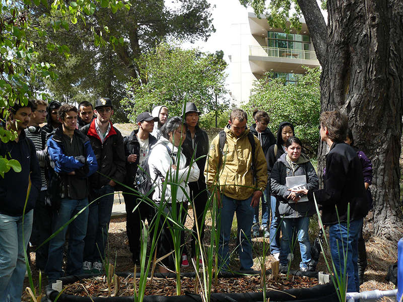 Darby teaching at wetlands preserve