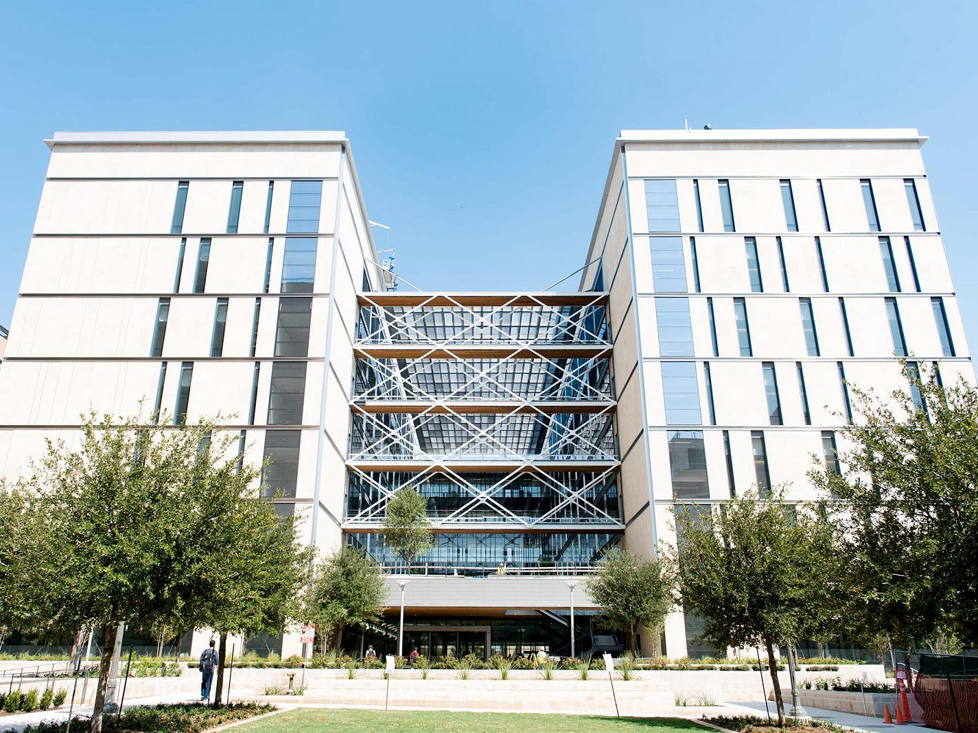 The Engineering Education and Research center on the campus of The University of Texas at Austin