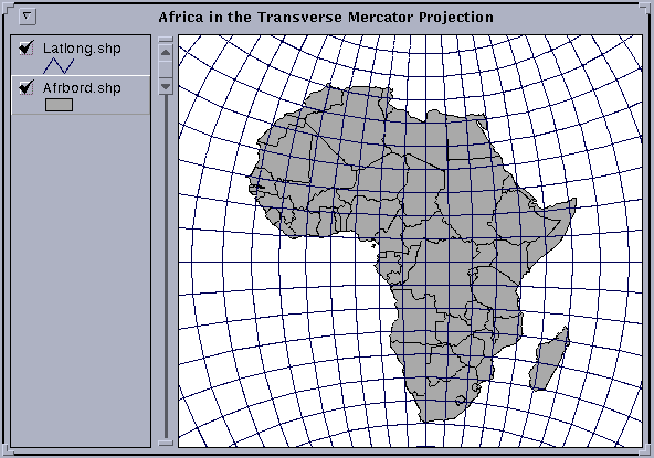 Projection de Mercator transverse—ArcMap