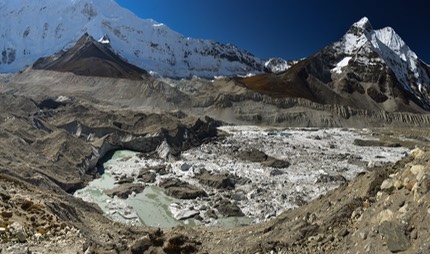 Imja Glacier Calving 2 DSC 4849