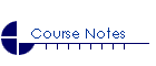 Course Notes